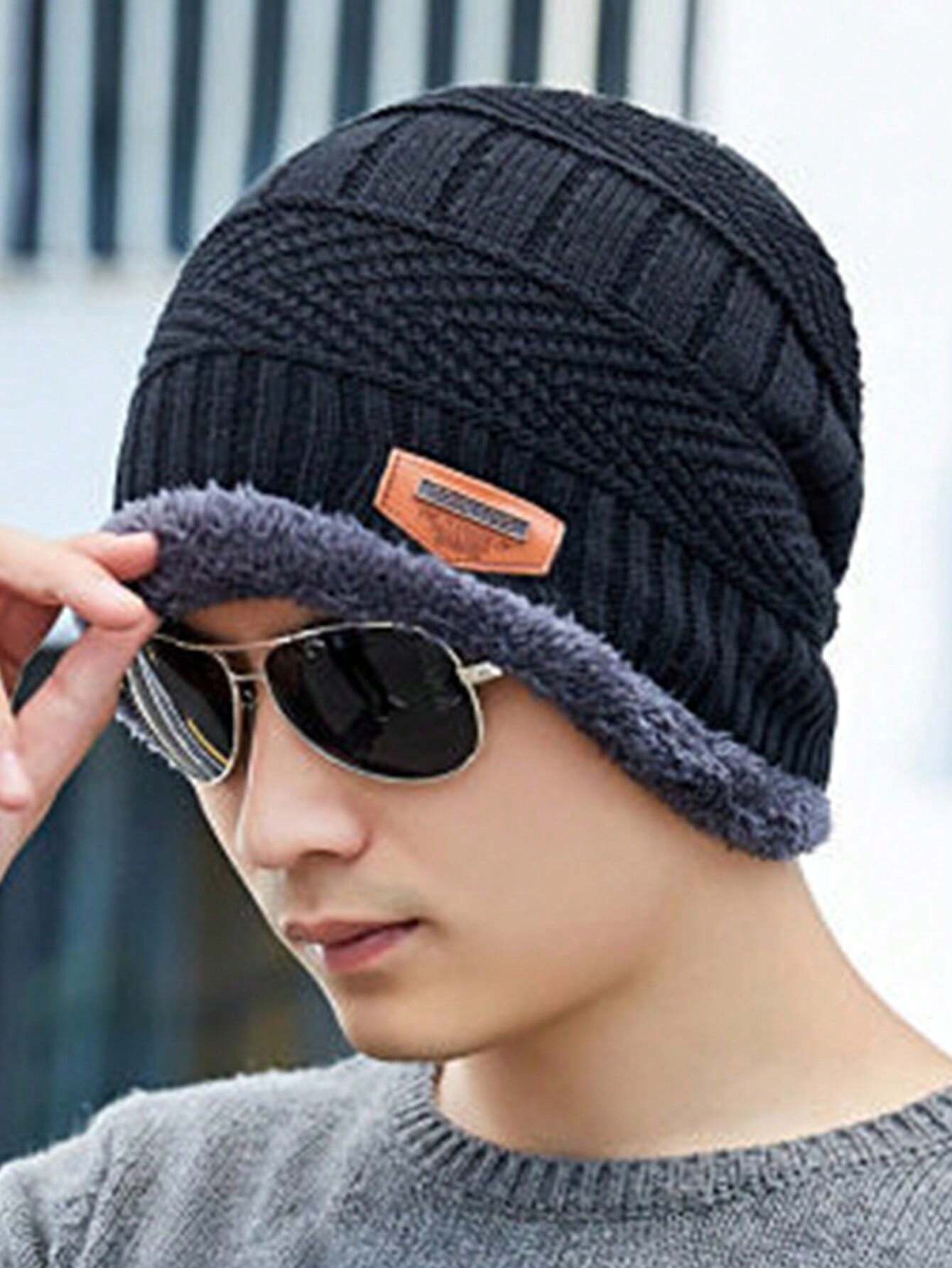 Head & Neck Cap Beanies Combo - woolen winter beanie cap with neck warmer muffler for men and women