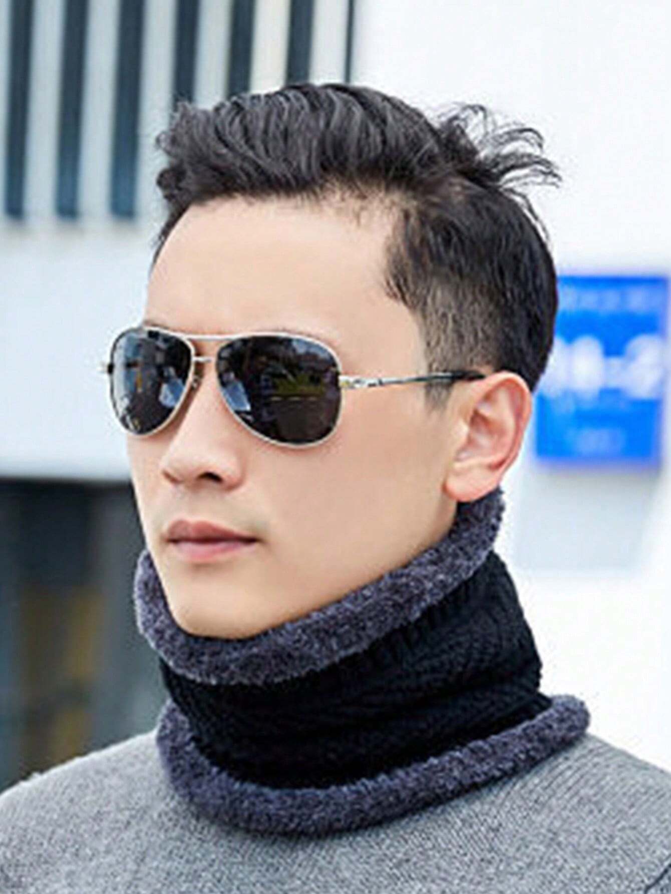 Head & Neck Cap Beanies Combo - woolen winter beanie cap with neck warmer muffler for men and women