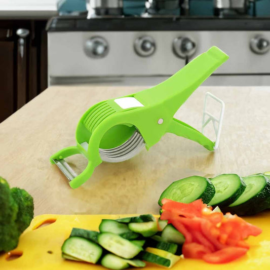 Multi Veg Cutter – 5 Blade Vegetable &amp; Fruit Cutter and Slicer | Easy Kitchen Tool