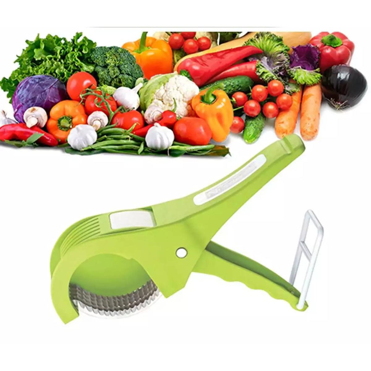 Multi Veg Cutter – 5 Blade Vegetable &amp; Fruit Cutter and Slicer | Easy Kitchen Tool